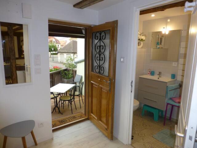 Maison indépendante Chez Yvette et André, 2 à 6 pers, près Colmar, Ribeauvillé, Europa-Park Guémar Extérieur photo