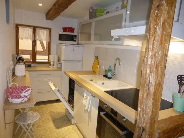 Maison indépendante Chez Yvette et André, 2 à 6 pers, près Colmar, Ribeauvillé, Europa-Park Guémar Extérieur photo